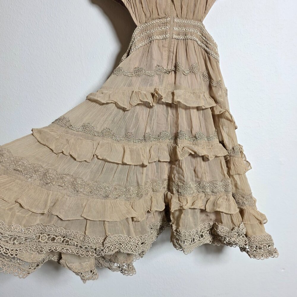 ROCOCO SAND Ruffle Mini Dress SIZE S - Picture 10 of 12